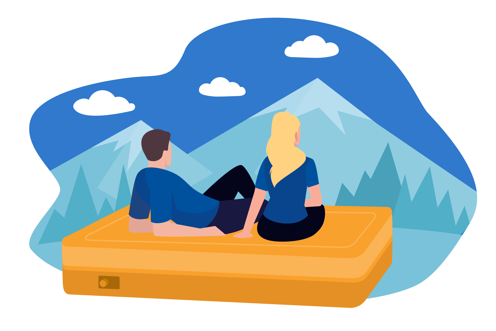 matelas auto-gonflant camping